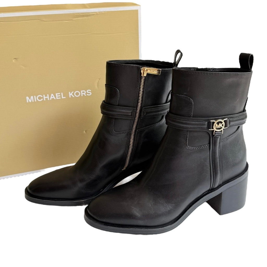 Michael Kors Mindy Leather Boot — Cuir