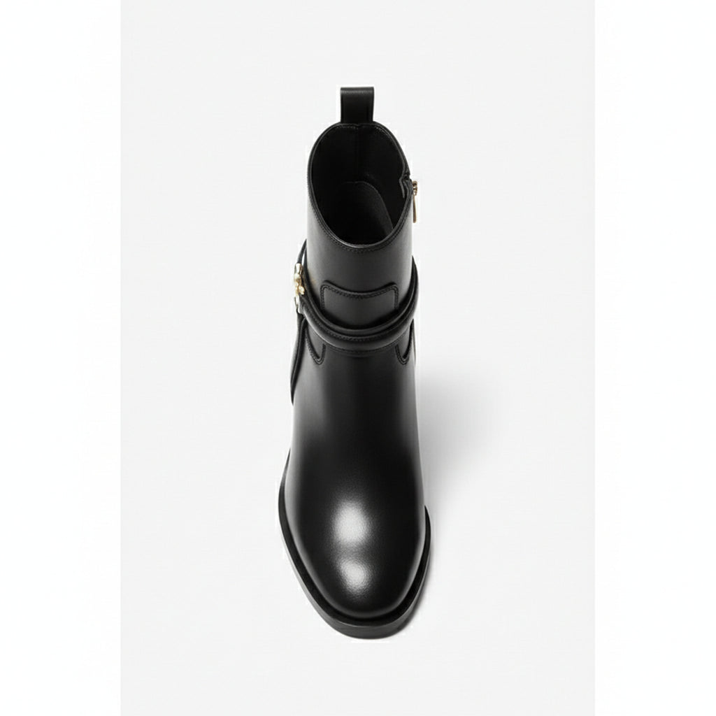 Michael Kors Mindy Leather Boot — Cuir