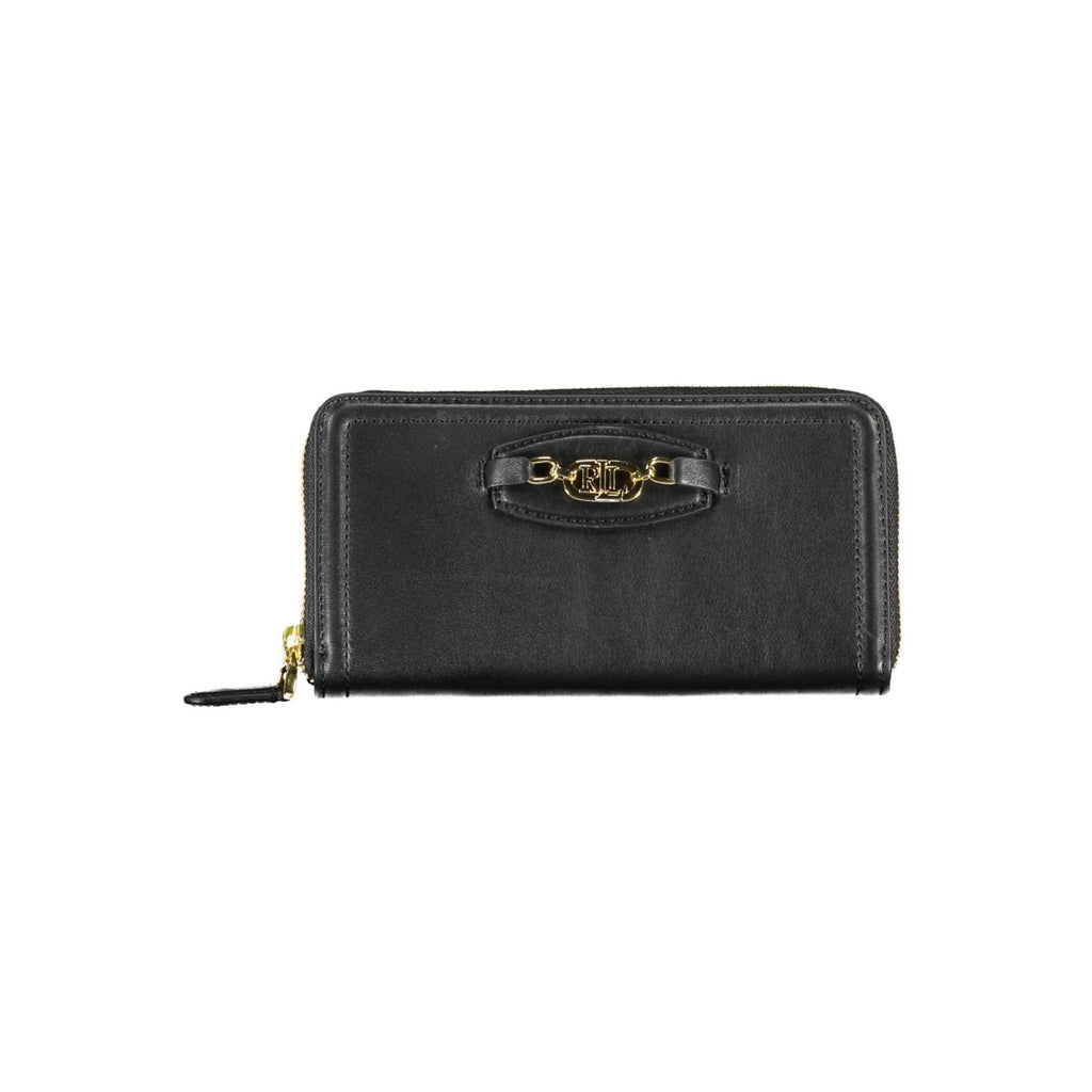 Lauren Ralph Lauren — Portefeuille Zippé Femme Noir