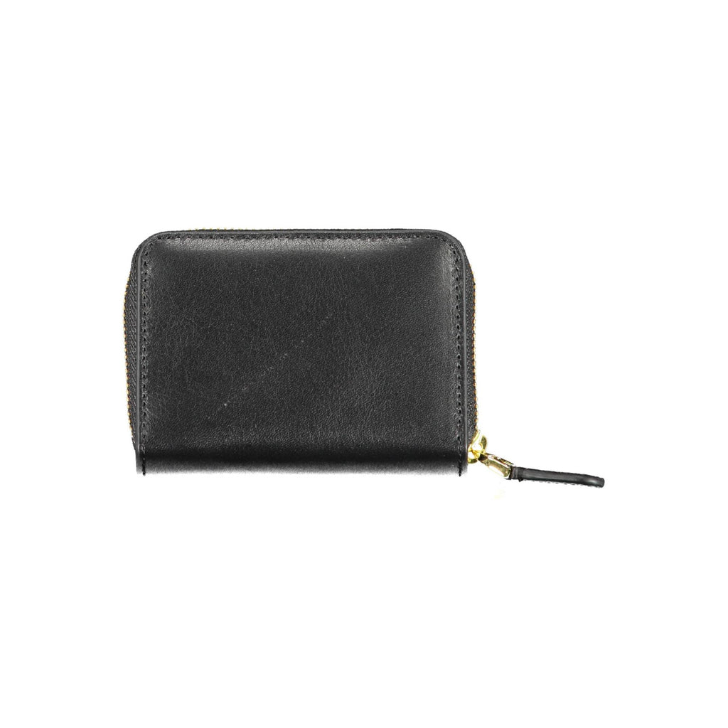 Lauren Ralph Lauren — Petit Portefeuille Cuir Vachette Femme Noir
