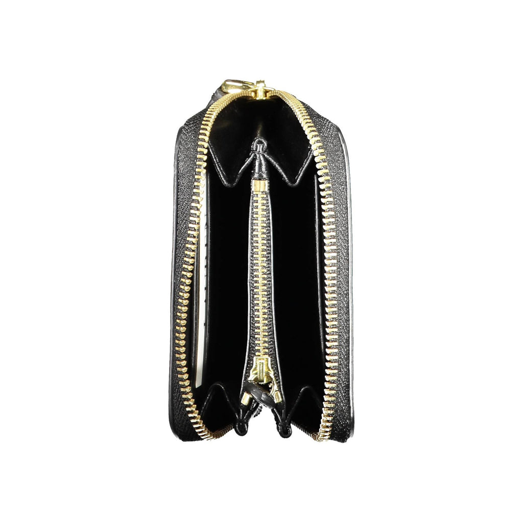 Lauren Ralph Lauren — Petit Portefeuille Cuir Vachette Femme Noir