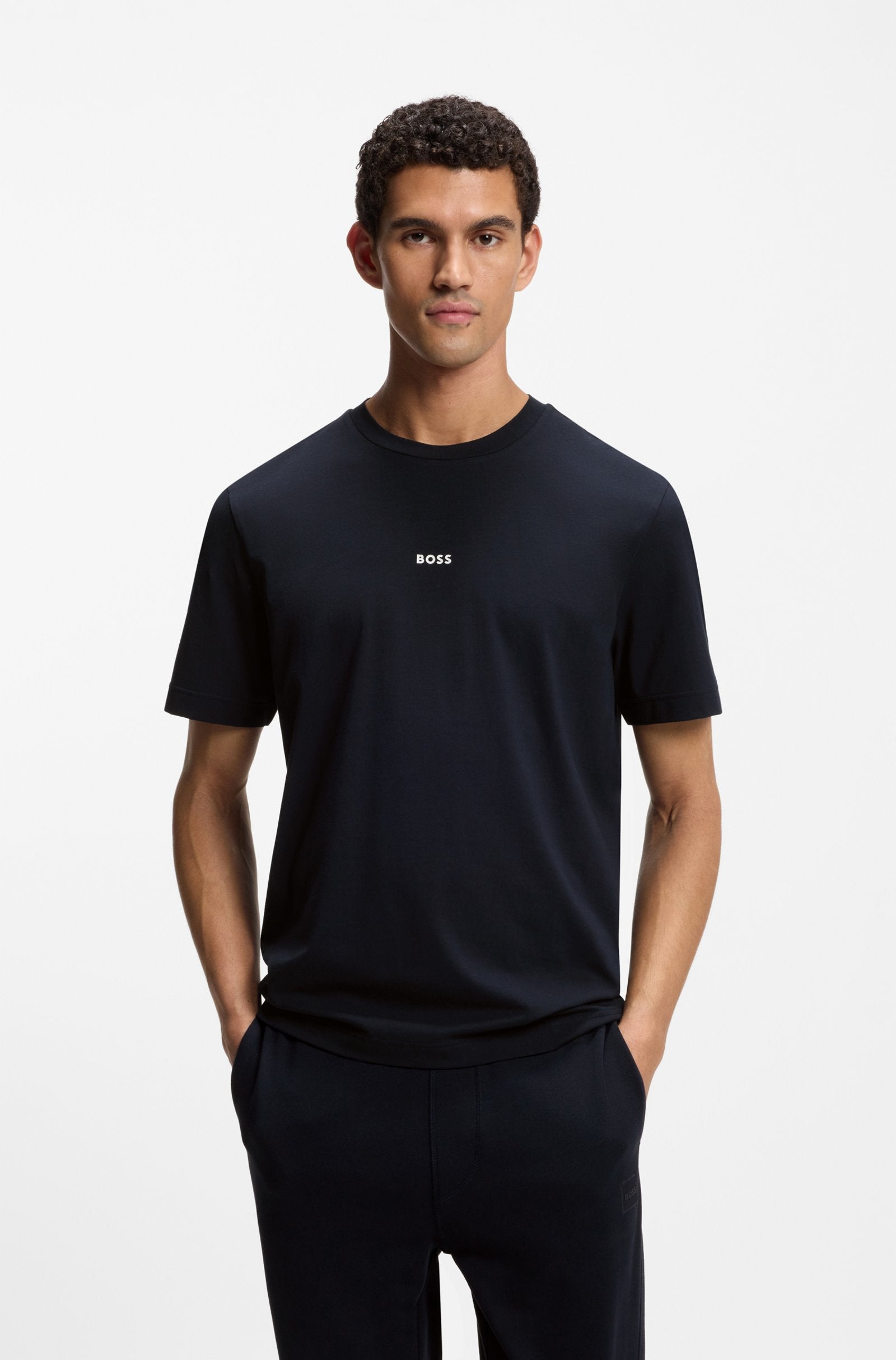 T-Shirt BOSS TChup Logo Caoutchouté Homme
