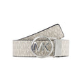 Michael Kors MK Logo Reversible Belt — Marron & Beige
