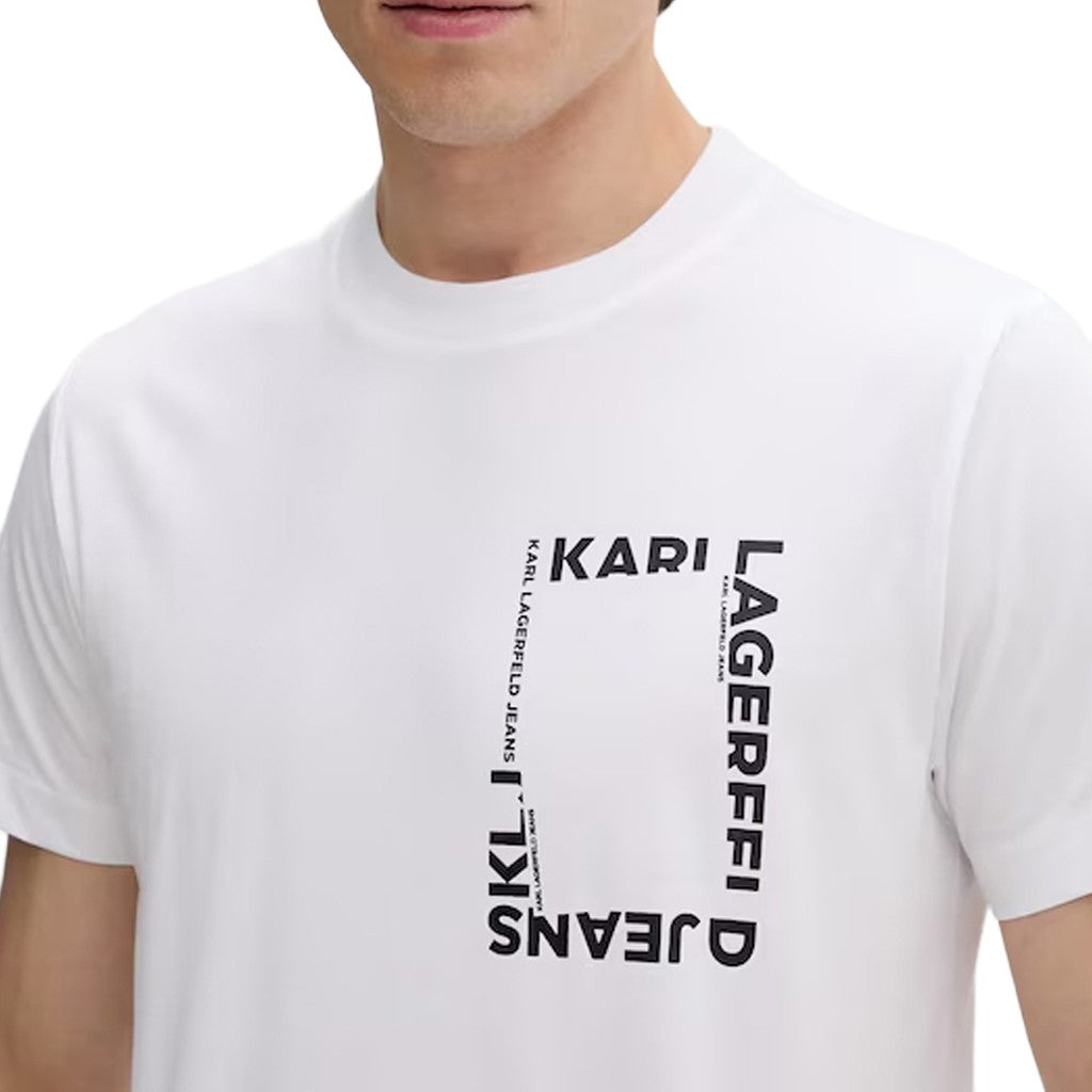 T-Shirt Karl Lagerfeld Jeans Square Logo Homme