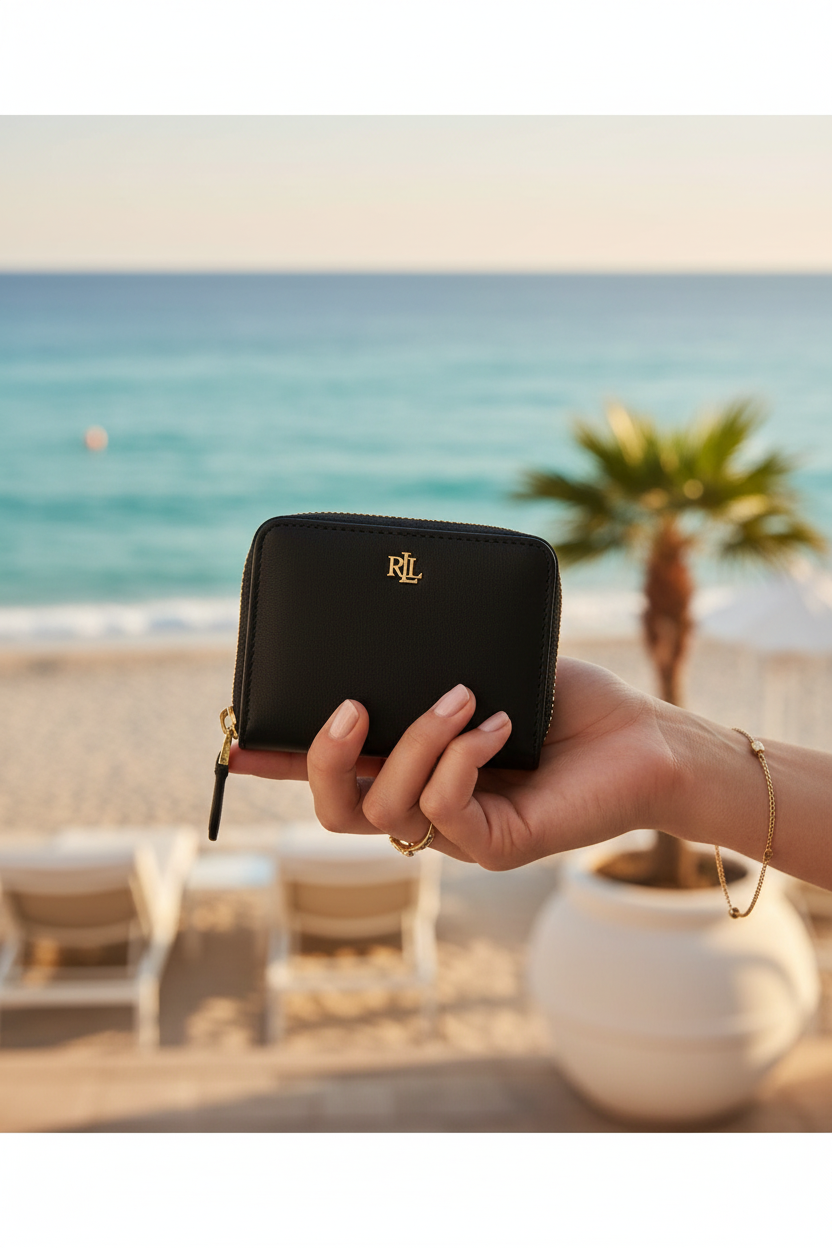Lauren Ralph Lauren Petit Portefeuille - ambiance Riviera