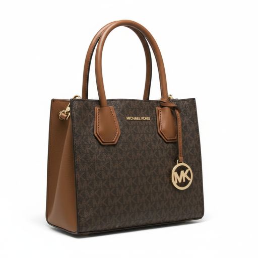 Michael Kors Mercer Medium — Sac à Main Marron