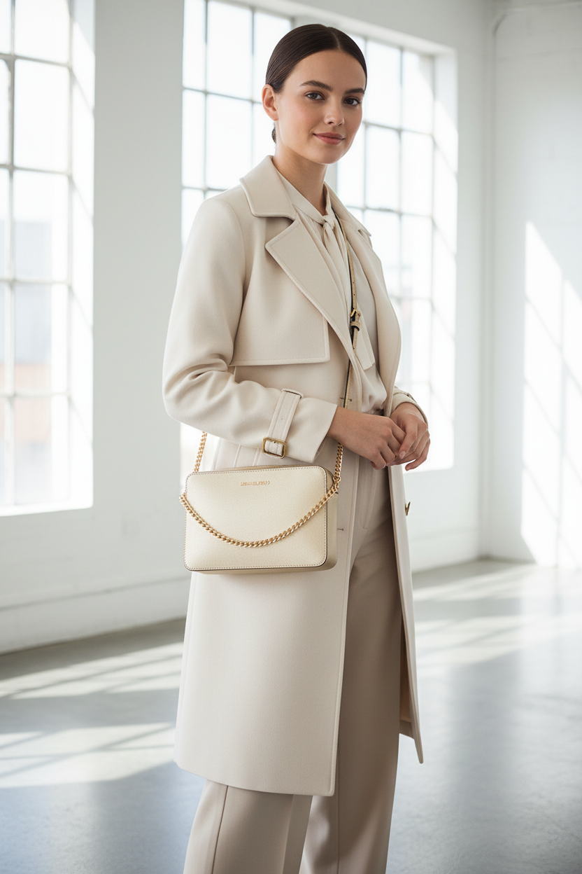 Whitney Crossbody Pale Gold